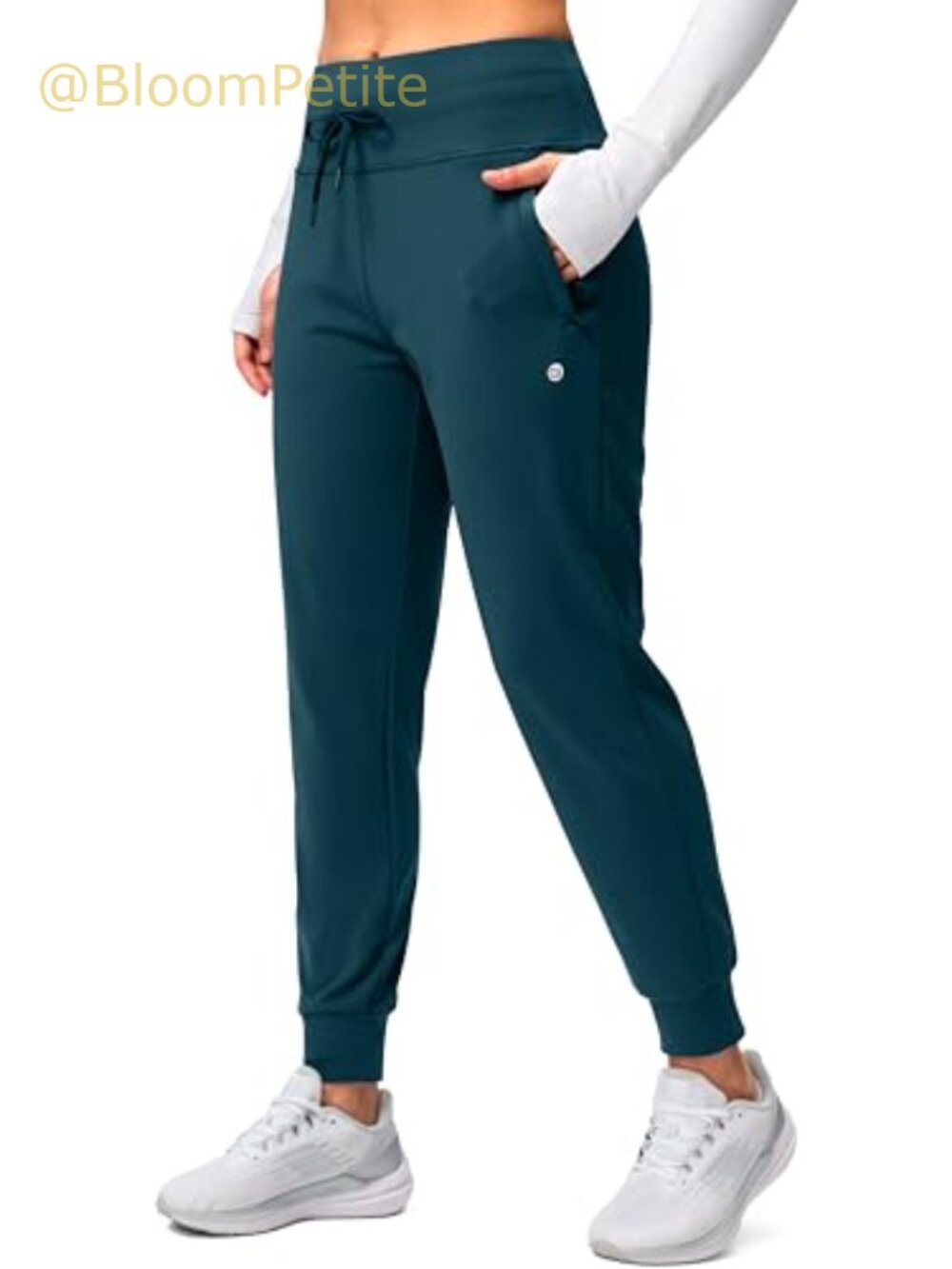 Fleece Lined Joggers Water Resistant High Waist Hiking Pants